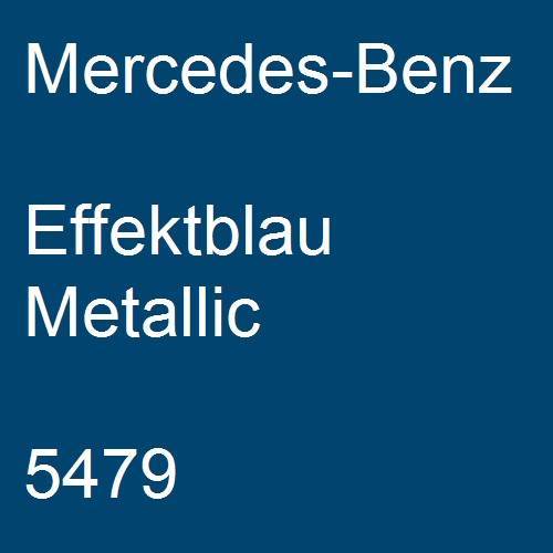 Mercedes-Benz, Effektblau Metallic, 5479.